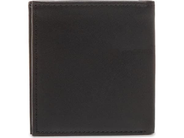 Set Guess: Guess, Leather Keyring, Black + Daelon, Leather Wallet, Small Billfold, Red/Black, For Men Unisex