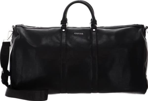 Guess, Scala, Synthetic Leather, Textile Handbag, Travel, Black, tmscal-p0435 For Men