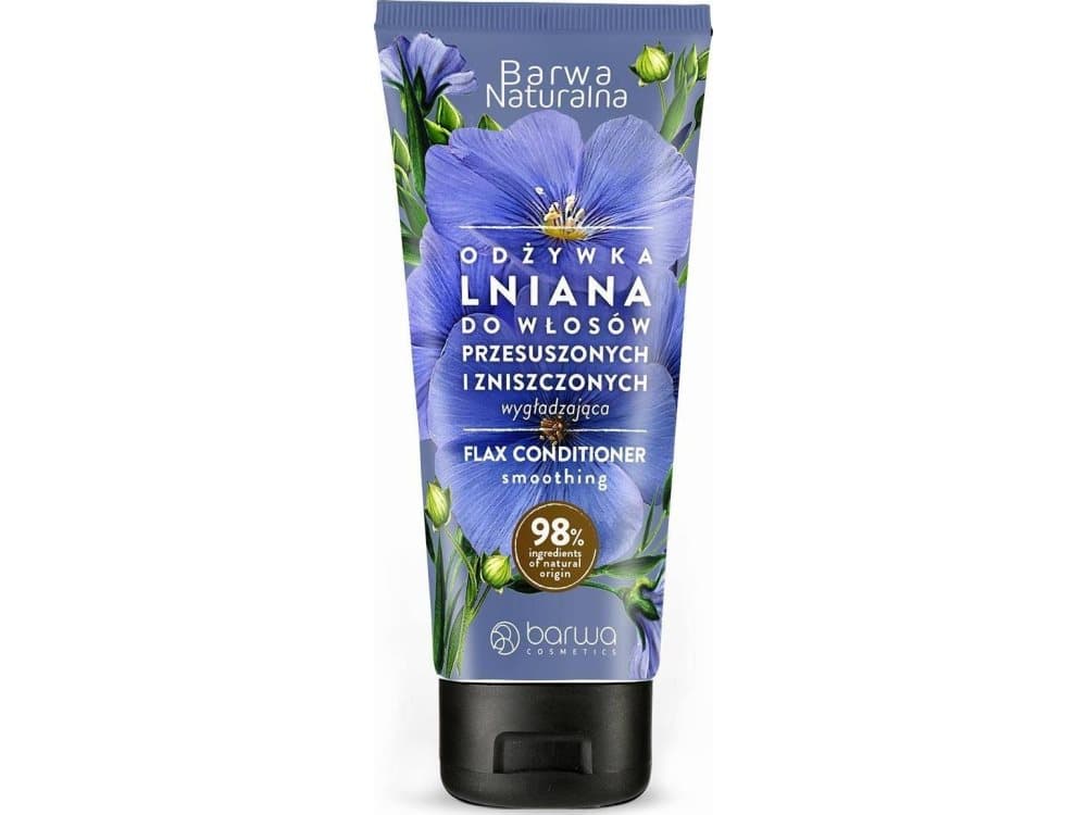 COLOR BARWA_Natural linen strengthening conditioner for weak and brittle hair 200ml