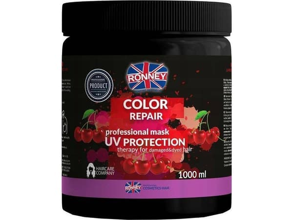 RONNEY_Color Repair Professional Mask UV Protection Therapy For Damaged&amp;Dyed Hair mask 1000ml