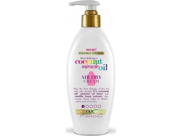 Organix ORGANIX_Coconut Oil Miracle Oil Air Dry Cream Creme for tørking av hår, reduserer krus 177ml