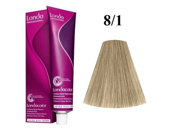 Londa Professional Londa Professional, Londacolor, Permanent Hair Dye, 8/1 , 60 ml For Women