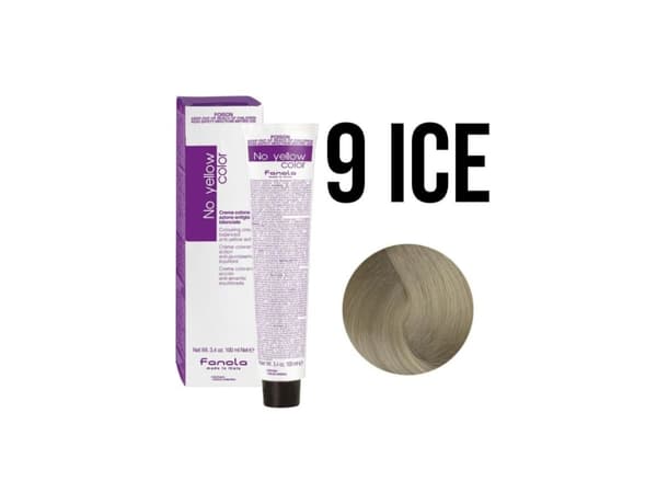 Fanola No Yellow Color Colouring Cream 9 Ice 100 ml
