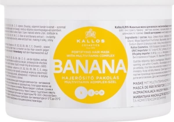 Kallos Banana Fortifying Hair Mask 500 ml