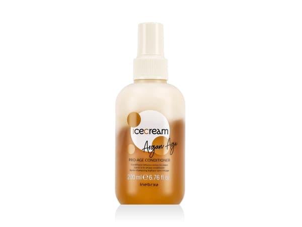 INEBRYA_Ice Cream Pro-Age kaksivaiheinen hoitoaine arganöljyllä 200ml