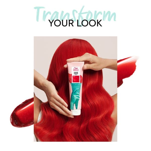 Wella Professionals Color Fresh Mask Red 150ml - Färgat