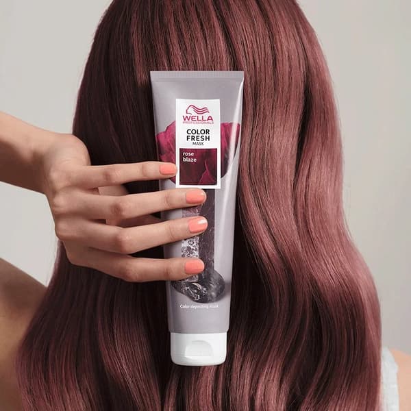 Wella Professionals Color Fresh Mask Rose 150ml - Färgat