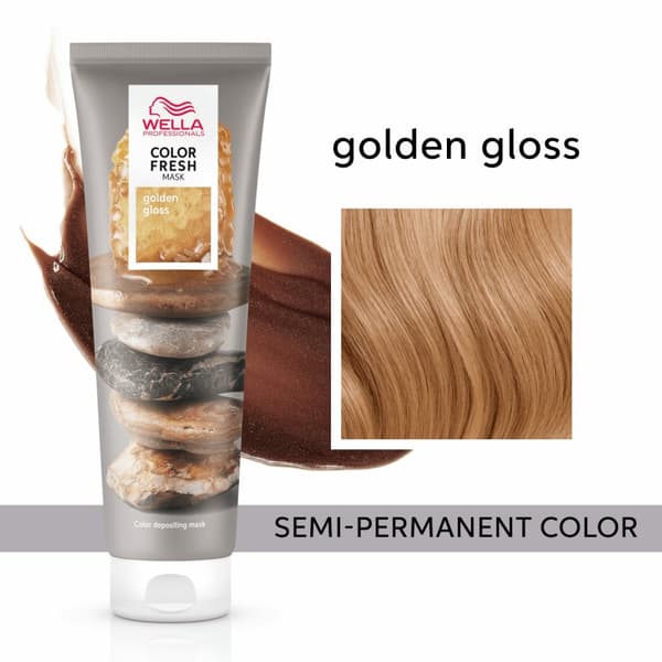 Wella Professionals Color Fresh Mask Golden 150ml - Färgat