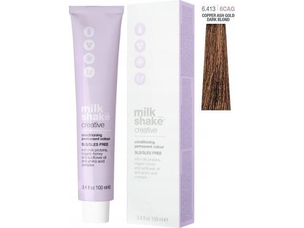Milk Shake, Creative, SLS/SLES-Free, Permanent Hair Dye, 6.4136CAG Havana, 100 ml For Women