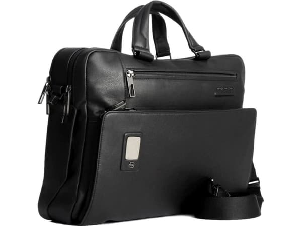 Piquadro Piquadro, Akron, Leather, Briefcase, With Ipad Compartment, CA5109AO/N, Black, For Men For Men