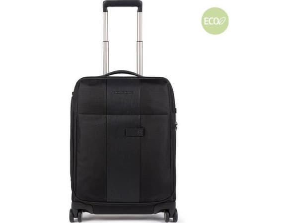 Piquadro Piquadro, Brief 2, Nylon, Cabin Trolley, Black, 42029291, 40.00 x 55.00 x 20.00 cm, Ultra Slim Unisex