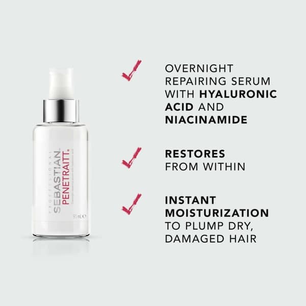 Wella Professionals Sebastian Professional Penetraitt Overnight Serum 95 ml - Leave-in & Serum