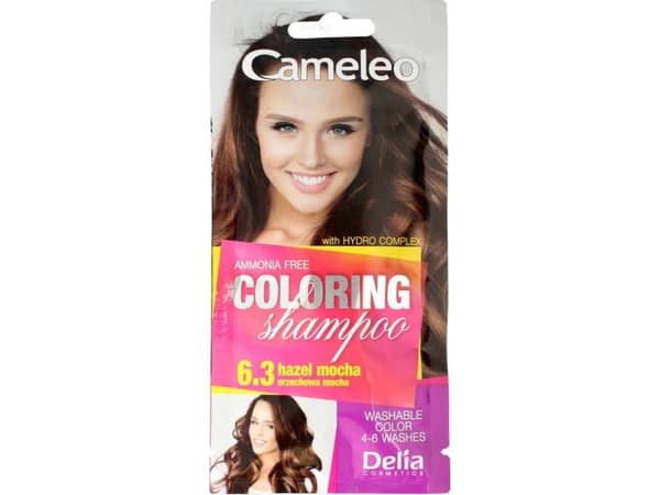 Delia Cosmetics Cameleo Coloring Shampoo No. 6.3 Walnut Mocha 1pc