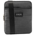 Pikkukuva 1 / 2: Guess, Dan, Flat Top Zip, Textile Crossbody Bag, Grey, 19 x 23 x 2.5 cm, For Men For Men