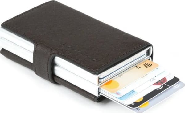 Piquadro Piquadro, Daphne, Leather, Wallet, Cardholder, Brown, For Men For Men