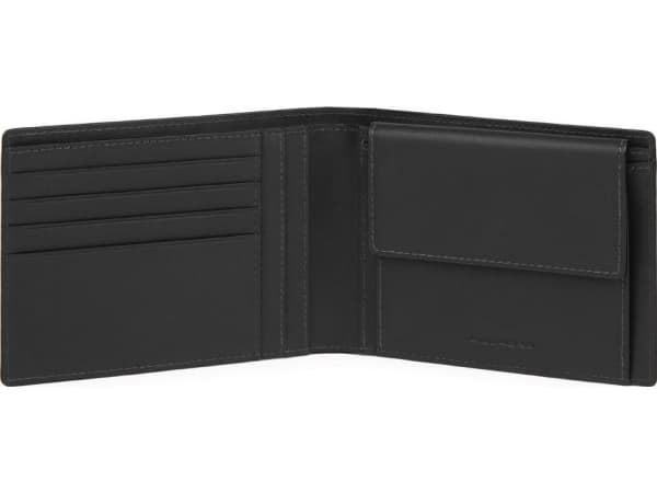Piquadro Piquadro, Collezione , Leather, Wallet, Key holder, PU257PQJR, Black, For Men For Men