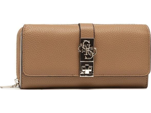 Guess Guess, Albury, Synthetic Leather, Wallet, SLG Large Zip, swvg81 31620, Cognac, For Women For Women