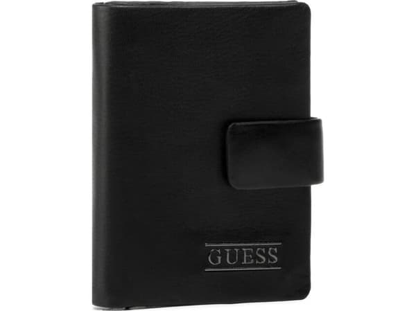 Guess Gift Boxes Set Guess: Guess, Leather, Wallet, Billfold, LEA29, Black, For Men + Guess, Keyring, Black For Men