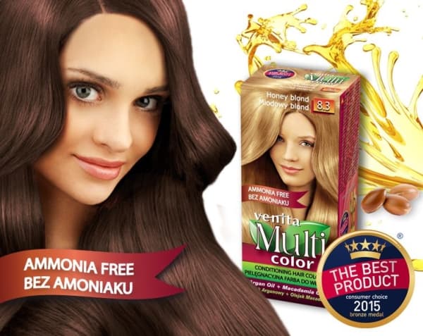 VENITA_MultiColor care hair dye 4.4 Chestnut Brown 100ml