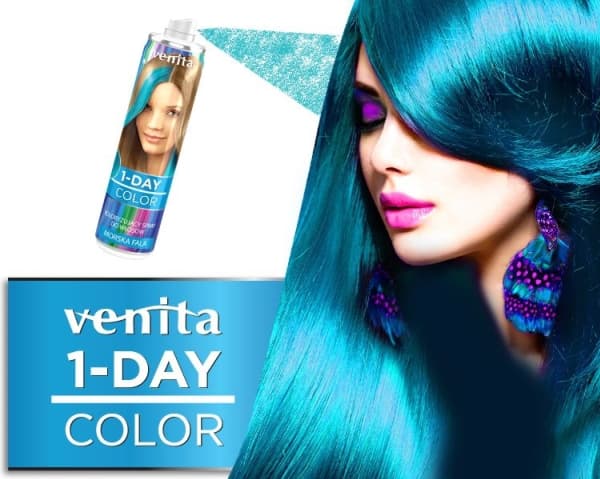 VENITA_1-Day Color hair coloring spray White 50ml