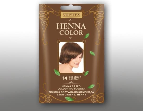 VENITA_Henna Color herbal color conditioner with natural henna 14 Chestnut 25g