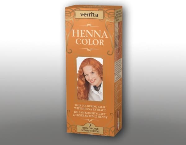 VENITA_Henna Color coloring lotion with henna extract 3 Fiery Orange 75ml