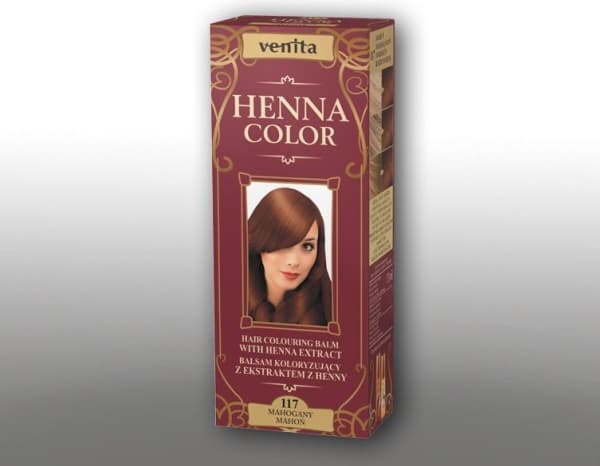 VENITA_Henna Color balm with henna extract 117 Mahogany 75ml