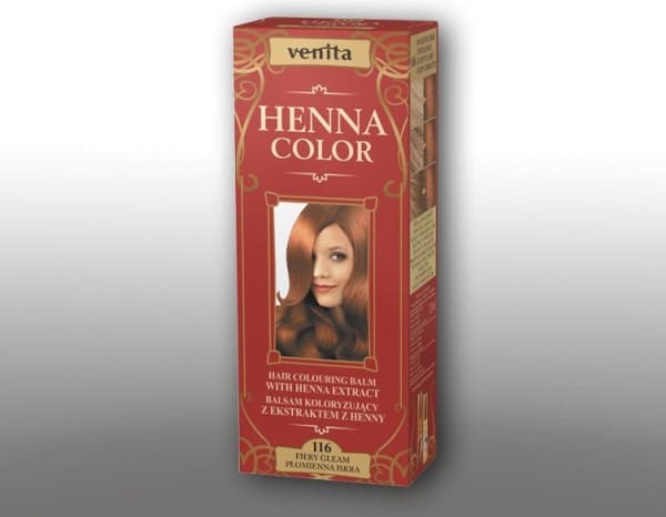VENITA_Henna Color balm with henna extract 116 Flame Sparkle 75ml