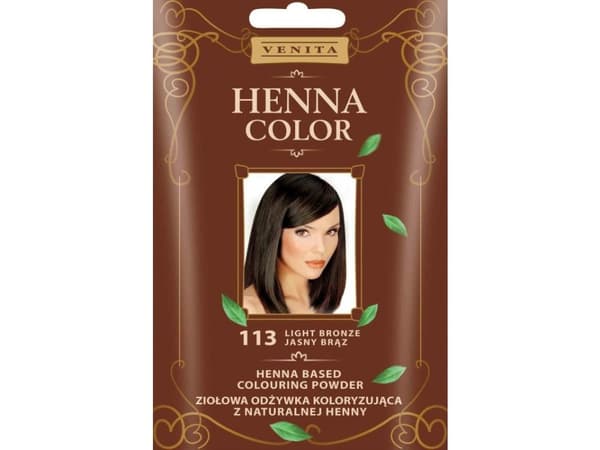 VENITA_Henna Color herbal color conditioner with natural henna 113 Light Brown 25g
