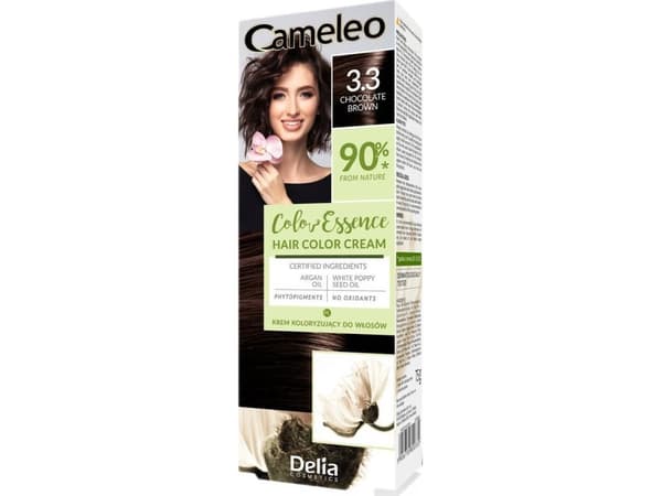 Delia Cameleo Color Essence Creme hårfarging 3.3 Sjokoladebrun 75g