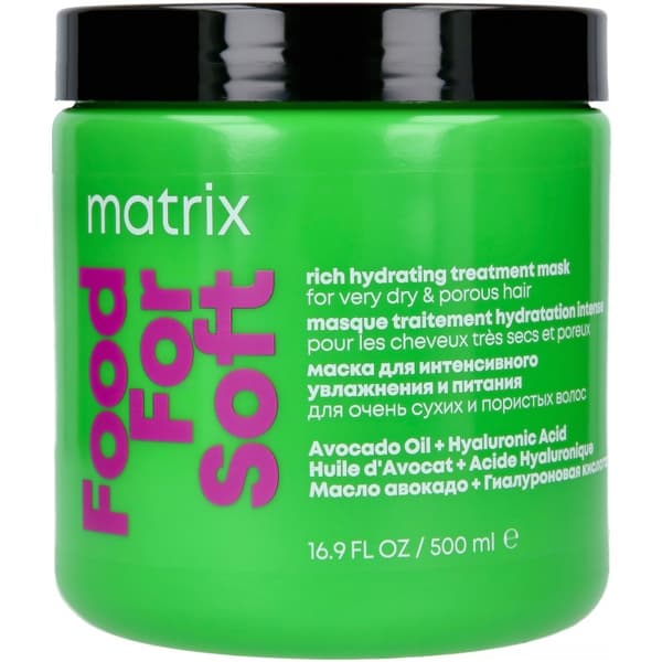 Matrix Food For Soft Rich Hydrating Treatment Mask 500ml - Torrt & Frissigt