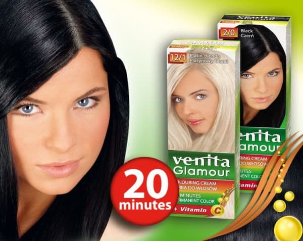 VENITA_Glamour coloring hair dye 7/0 Natural Blonde 100ml