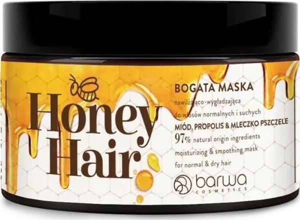 Barwa Barwa honning fuktighetsgivende hårmaske 220ml