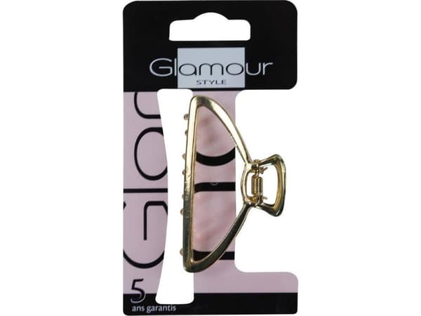 GLAMOUR_Haircrest with hollow center small Gold