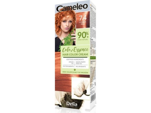 DELIA COSMETICS Cameleo Color Essence Color Cream No. 7.4 - copper red 1op.