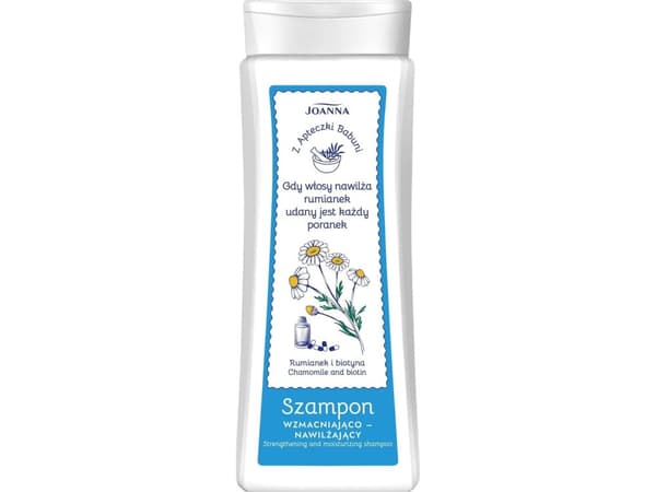 JOANNA_Z Apteczki Babuni styrkende fuktighetsgivende sjampo Kamille og biotin 300ml