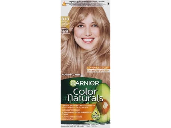 Garnier Garnier Color Naturals nærende hårfarge 8.13 naturlig Lys Blond