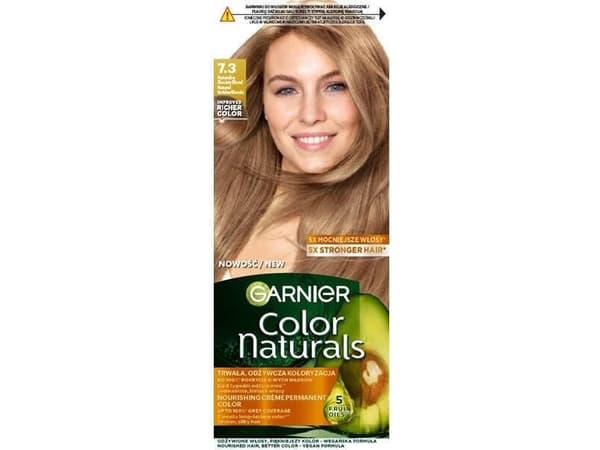 Garnier Color Naturals nærende hårfarge 7.3 naturlig Golden Blond