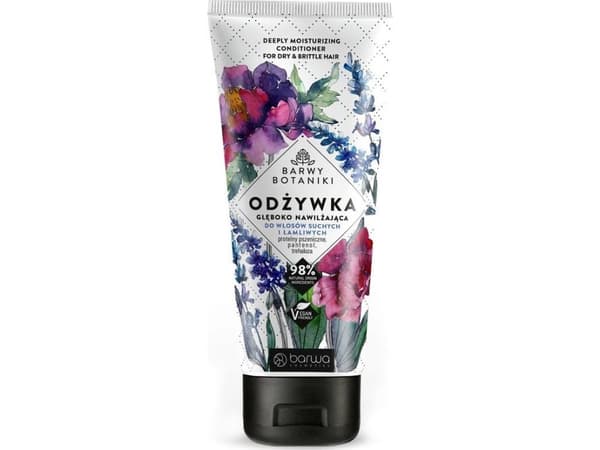Barwa BARWA Barwy Botaniki Dypt fuktighetsgivende balsam for tørt og sprøtt hår 180ml