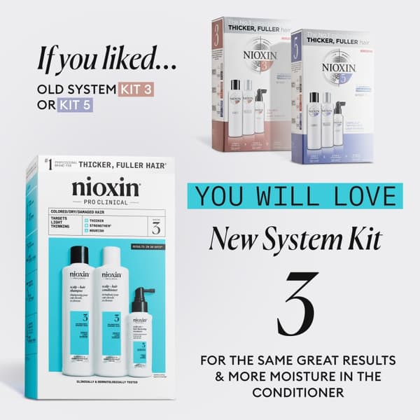 Nioxin System 3 Loyalty Kit for Colored Thinning Hair - Färgat
