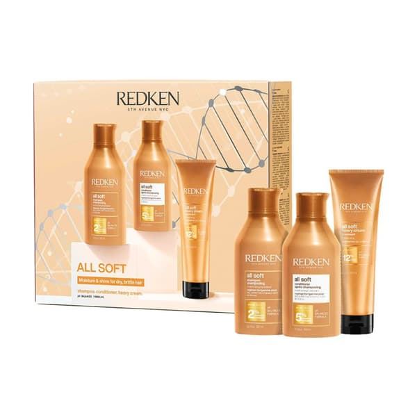 Redken All Soft Holiday Gift Set (Limited Edition) - Skadat & Behandlat