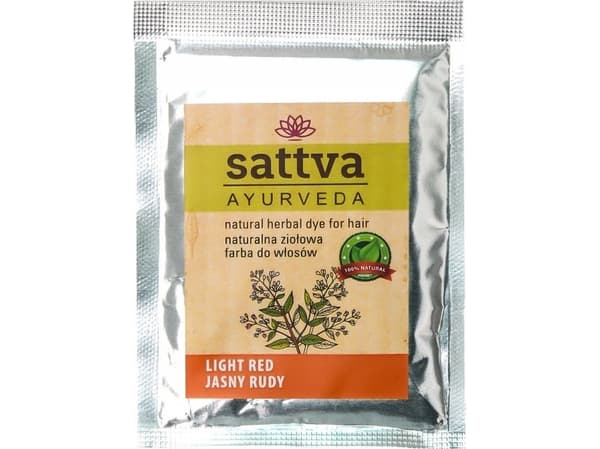 SATTVA_Natural Herbal Dye for Hair natural herbal hair dye Light Red 10g