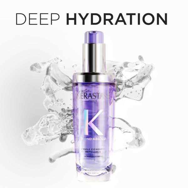 Kérastase Blond Absolu L´Huile Cicagloss Hair Oil Refillable 75ml - Blont & Silver