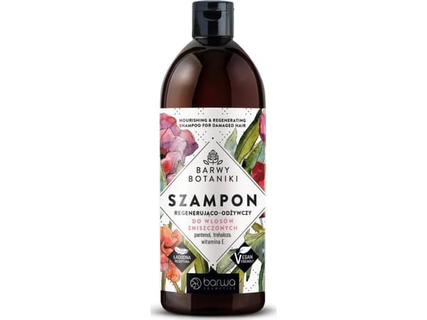 BARWA Barwy Botaniki Uudistava ja ravitseva shampoo vaurioituneille hiuksille 480ml