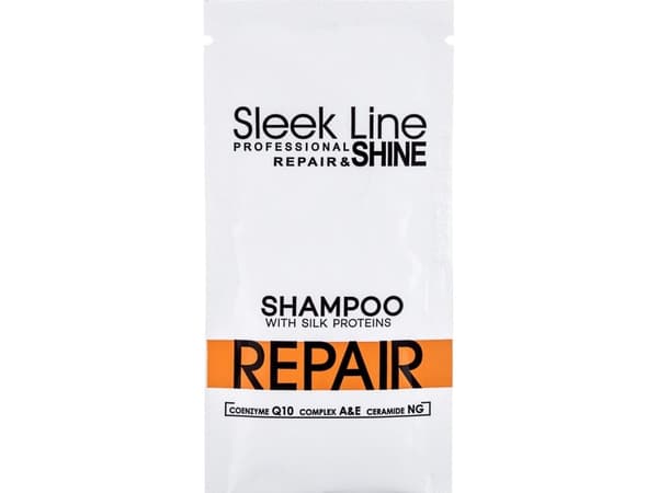 STAPIZ_Sleek Line Repair Shampoo with silk for damaged hair 10ml