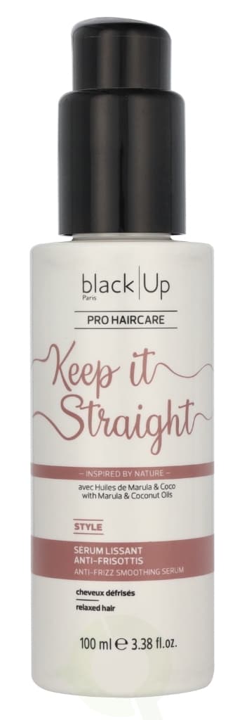 Black Up Keep It Straight Anti Frizz Smoothing Serum 100 ml