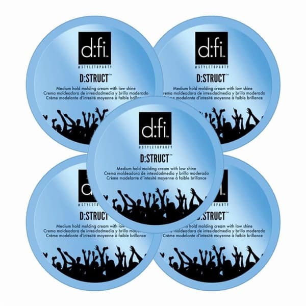D:fi D:fi 5-pakning D:struct Molding Cream Blue Large 150g
