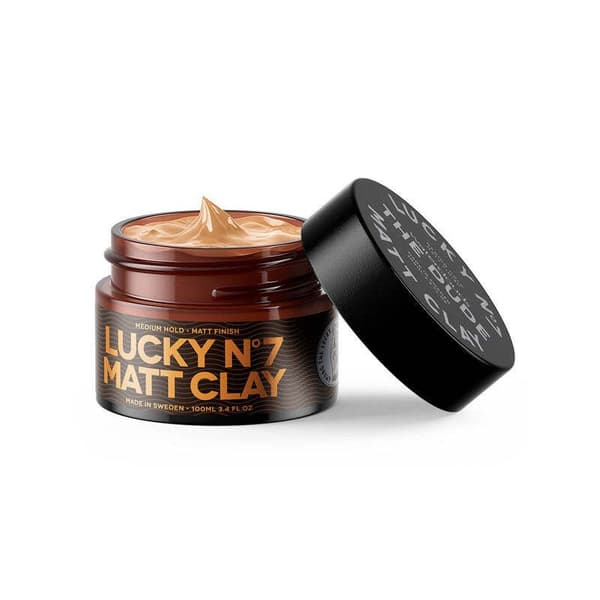 Waterclouds The Dude Lucky no7 Matt Clay 100 ml - Vax / Stylingskräm