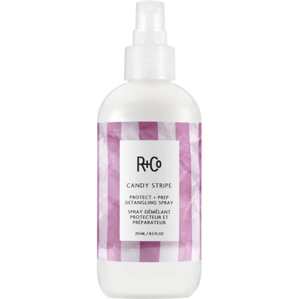 R+Co Candy Stripe Protect+ Prep Detangling Spray 251ml - Vax / Stylingskräm