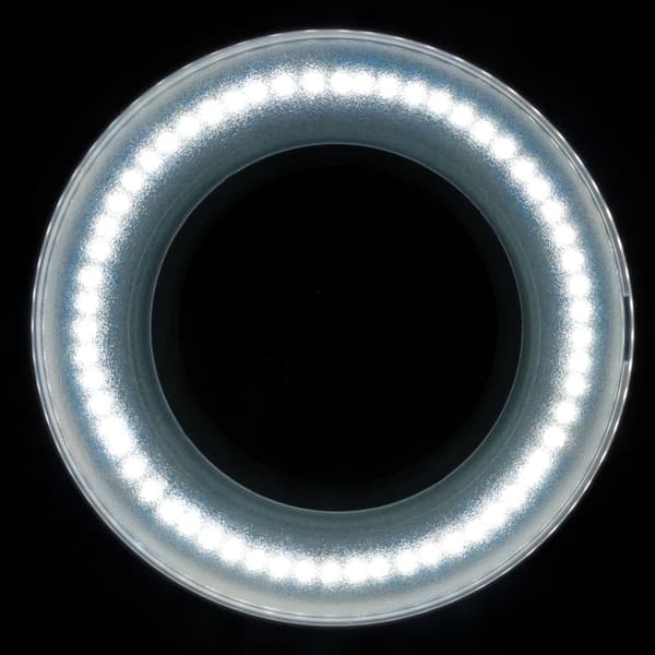 Elegante 6027 60 LED 5D förstoringsglas lampa för bordsskiva